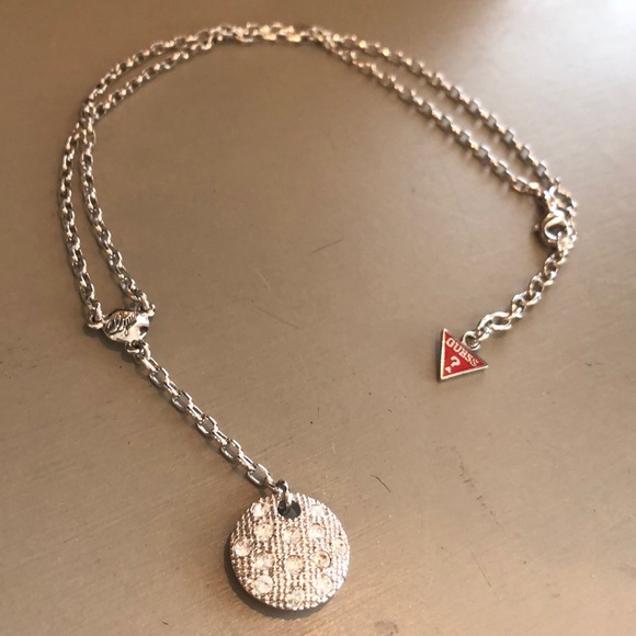 Guess rhinestone embellished necklace. - Picture 2 of 3